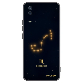 Picasee Μαύρη θήκη σιλικόνης για Vivo Y11s - SCORPIO