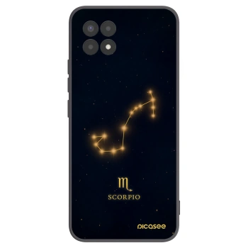 Picasee Μαύρη θήκη σιλικόνης για Realme 8i - SCORPIO