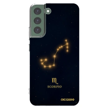 Picasee διαφανής θήκη σιλικόνης Samsung Galaxy S22+ 5G - SCORPIO