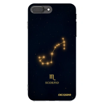 Picasee διαφανής θήκη σιλικόνης Apple iPhone 8 Plus - SCORPIO