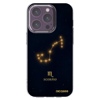 Picasee διαφανής θήκη σιλικόνης Apple iPhone 14 Pro - SCORPIO
