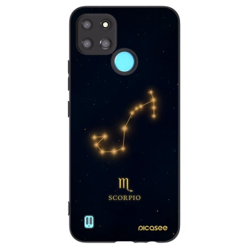 Picasee Μαύρη θήκη σιλικόνης για Realme C21Y - SCORPIO