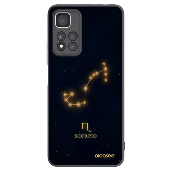 Picasee Μαύρη θήκη σιλικόνης για Xiaomi Redmi Note 11 Pro+ 5G - SCORPIO