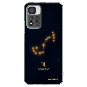 Picasee διαφανής θήκη σιλικόνης Xiaomi Redmi Note 11 Pro+ 5G - SCORPIO