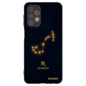 Picasee Μαύρη θήκη σιλικόνης για Samsung Galaxy A23 A235F 4G - SCORPIO
