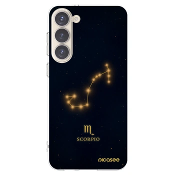 Picasee διαφανής θήκη σιλικόνης Samsung Galaxy S23+ 5G - SCORPIO