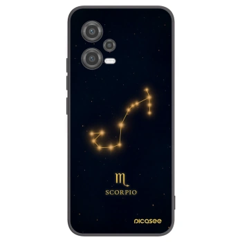 Picasee Μαύρη θήκη σιλικόνης για Xiaomi Poco X5 - SCORPIO