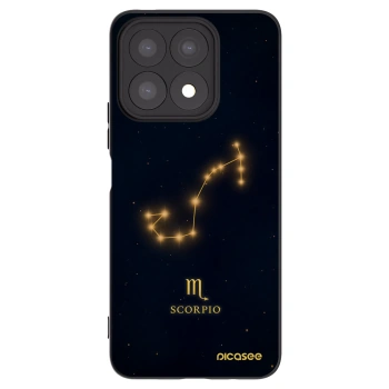 Picasee Μαύρη θήκη σιλικόνης για Honor X8a - SCORPIO