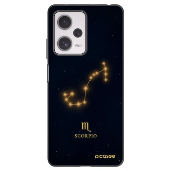 Picasee Μαύρη θήκη σιλικόνης για Xiaomi Redmi Note 12 Pro+ 5G - SCORPIO