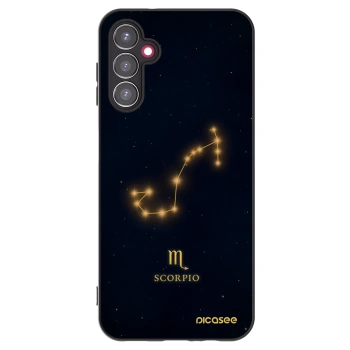 Picasee Μαύρη θήκη σιλικόνης για Samsung Galaxy A14 4G A145R - SCORPIO