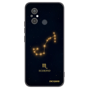 Picasee Μαύρη θήκη σιλικόνης για Xiaomi Redmi 12C - SCORPIO