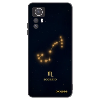 Picasee Μαύρη θήκη σιλικόνης για Xiaomi Redmi Note 12S - SCORPIO
