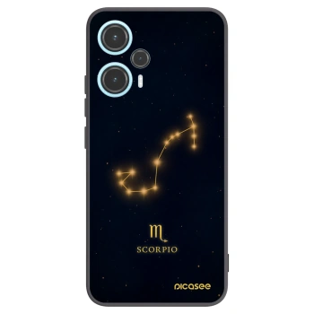 Picasee Μαύρη θήκη σιλικόνης για Xiaomi Poco F5 - SCORPIO