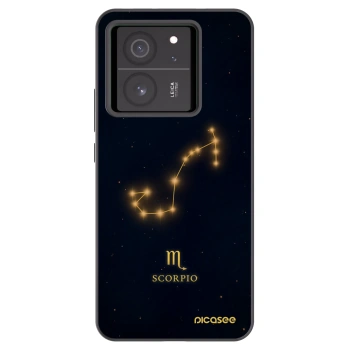 Picasee Μαύρη θήκη σιλικόνης για Xiaomi 13T Pro - SCORPIO
