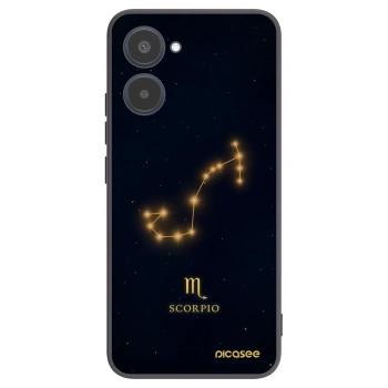 Picasee Μαύρη θήκη σιλικόνης για Realme 10 4G - SCORPIO