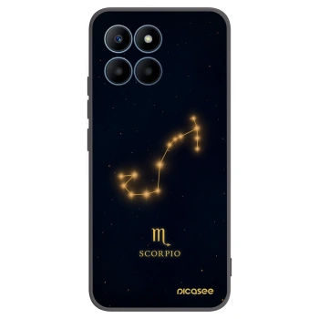 Picasee Μαύρη θήκη σιλικόνης για Honor 70 Lite - SCORPIO