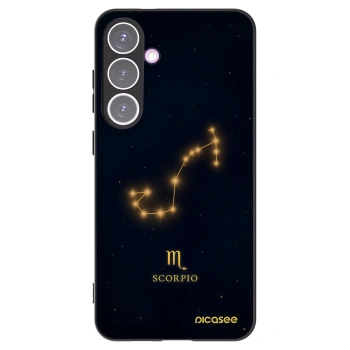 Picasee Μαύρη θήκη σιλικόνης για Samsung Galaxy S24+ S926B 5G - SCORPIO