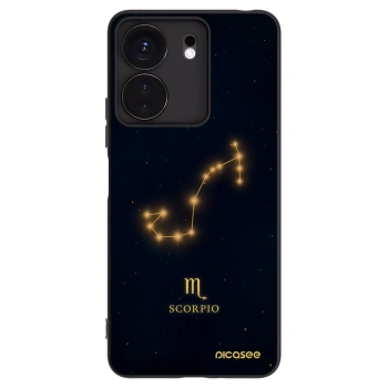 Picasee Μαύρη θήκη σιλικόνης για Xiaomi Redmi 13C 4G - SCORPIO