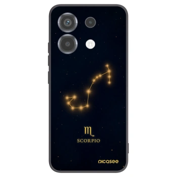 Picasee Μαύρη θήκη σιλικόνης για Xiaomi Poco X6 - SCORPIO