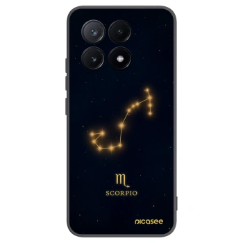 Picasee Μαύρη θήκη σιλικόνης για Xiaomi Poco X6 Pro - SCORPIO