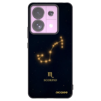 Picasee Μαύρη θήκη σιλικόνης για Xiaomi Redmi Note 13 Pro 5G - SCORPIO