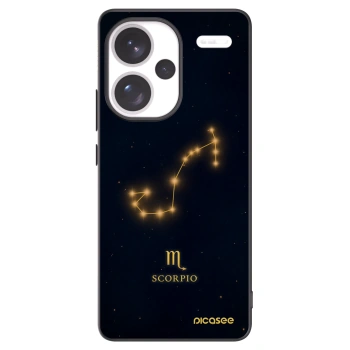 Picasee Μαύρη θήκη σιλικόνης για Xiaomi Redmi Note 13 Pro+ 5G - SCORPIO