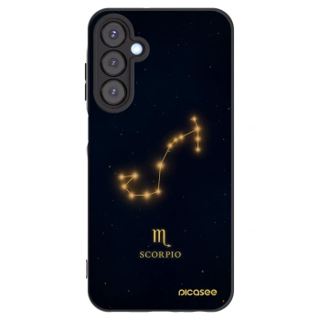 Picasee Μαύρη θήκη σιλικόνης για Samsung Galaxy A25 A256B 5G - SCORPIO