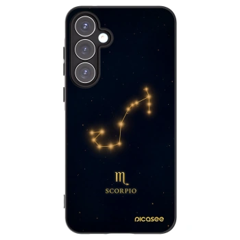 Picasee Μαύρη θήκη σιλικόνης για Samsung Galaxy A55 5G A556B - SCORPIO