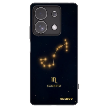 Picasee Μαύρη θήκη σιλικόνης για Xiaomi Redmi Note 13 Pro 4G - SCORPIO