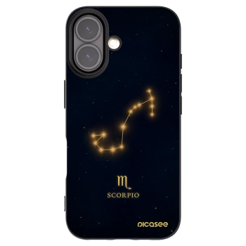 Picasee Μαύρη θήκη σιλικόνης για Apple iPhone 16 - SCORPIO