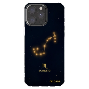 Picasee διαφανής θήκη σιλικόνης Apple iPhone 16 Pro Max - SCORPIO