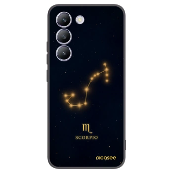 Picasee Μαύρη θήκη σιλικόνης για Vivo V40 SE 5G - SCORPIO