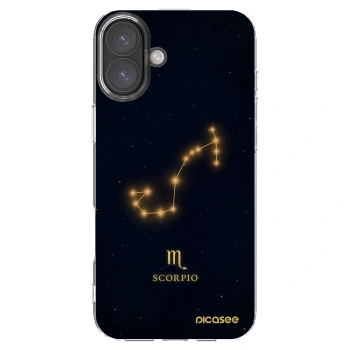 Picasee διαφανής θήκη σιλικόνης Apple iPhone 16 Plus - SCORPIO