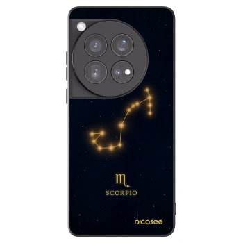 Picasee Μαύρη θήκη σιλικόνης για OnePlus 12 5G - SCORPIO