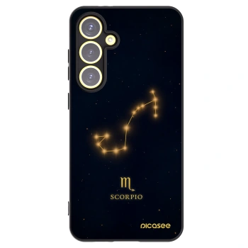 Picasee Μαύρη θήκη σιλικόνης για Samsung Galaxy S24 FE S721B - SCORPIO