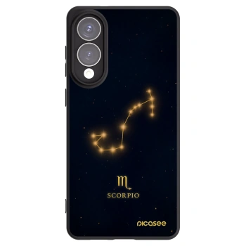 Picasee Μαύρη θήκη σιλικόνης για Samsung Galaxy S25 Edge 5G - SCORPIO