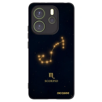 Picasee Μαύρη θήκη σιλικόνης για Xiaomi Redmi Note 14 4G - SCORPIO