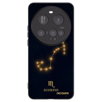Picasee Μαύρη θήκη σιλικόνης για Xiaomi 15 Ultra - SCORPIO