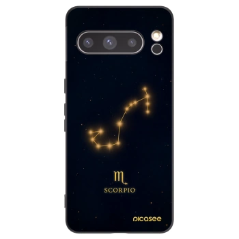 Picasee Μαύρη θήκη σιλικόνης για Google Pixel 8 Pro - SCORPIO