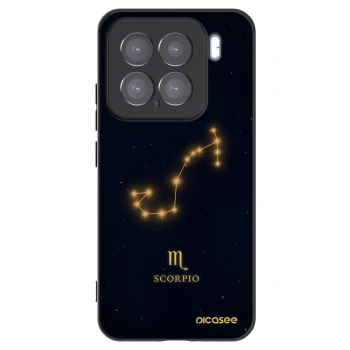 Picasee Μαύρη θήκη σιλικόνης για Xiaomi 15 - SCORPIO