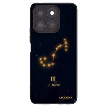 Picasee Μαύρη θήκη σιλικόνης για Honor X8c - SCORPIO