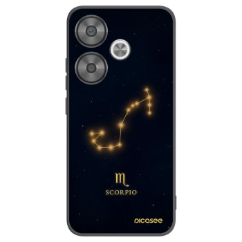 Picasee Μαύρη θήκη σιλικόνης για Xiaomi Poco F6 - SCORPIO