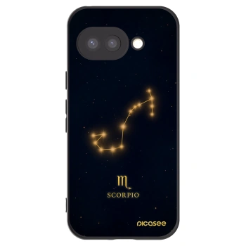 Picasee Μαύρη θήκη σιλικόνης για Google Pixel 9a - SCORPIO