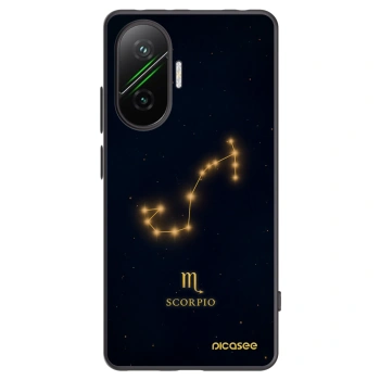 Picasee Μαύρη θήκη σιλικόνης για Xiaomi Poco F7 Pro 5G - SCORPIO