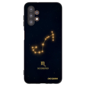 Picasee Μαύρη θήκη σιλικόνης για Samsung Galaxy A13 5G - SCORPIO