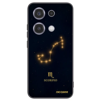 Picasee Μαύρη θήκη σιλικόνης για Xiaomi Redmi Note 14S - SCORPIO