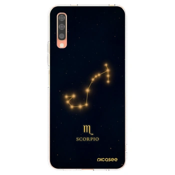 Picasee διαφανής θήκη σιλικόνης Samsung Galaxy A70 A705F - SCORPIO