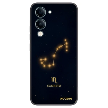 Picasee Μαύρη θήκη σιλικόνης για Vivo Y29s 5G - SCORPIO