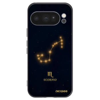 Picasee Μαύρη θήκη σιλικόνης για Google Pixel 10 Pro - SCORPIO