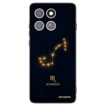 Picasee Μαύρη θήκη σιλικόνης για Motorola Edge 60 Fusion - SCORPIO